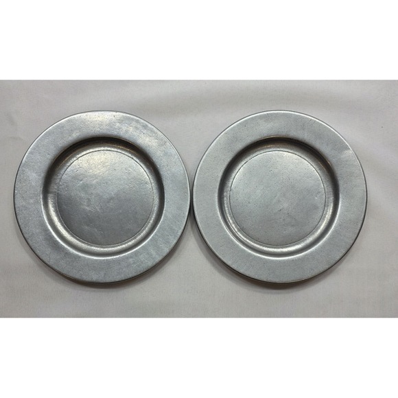 Oneida Other - Oneida Cambridge Colonial 8" Round Pewter Plates. Set Of 2